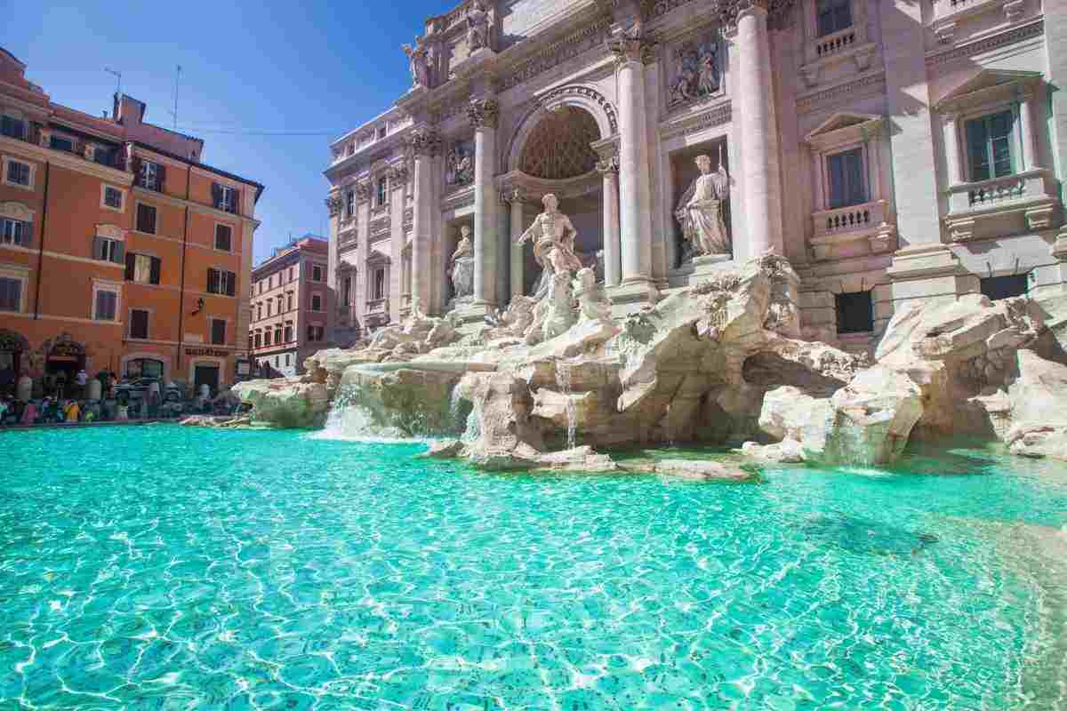 fontana di trevi a pagamento