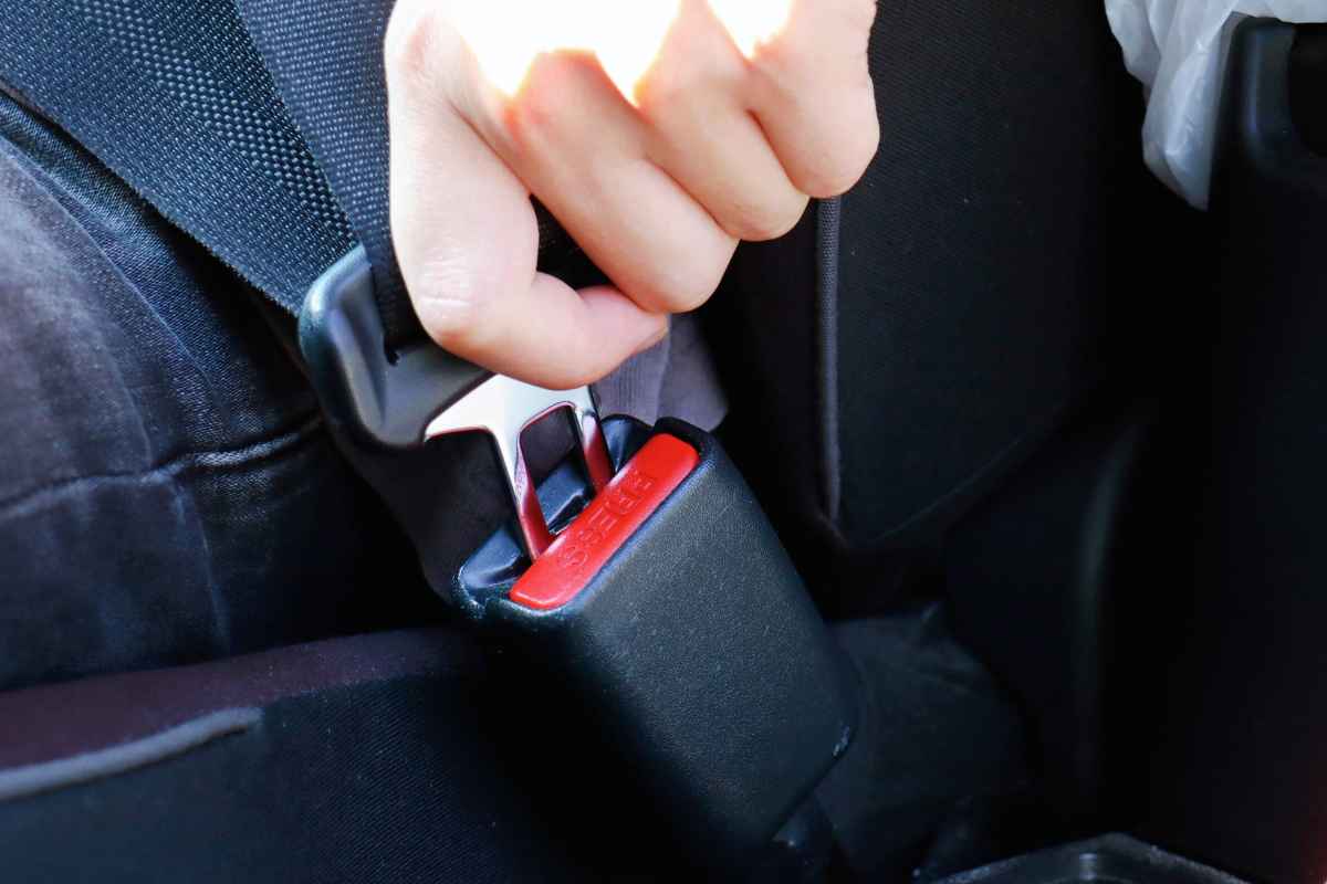 Auto, hai visto il bottone nero sulle cinture