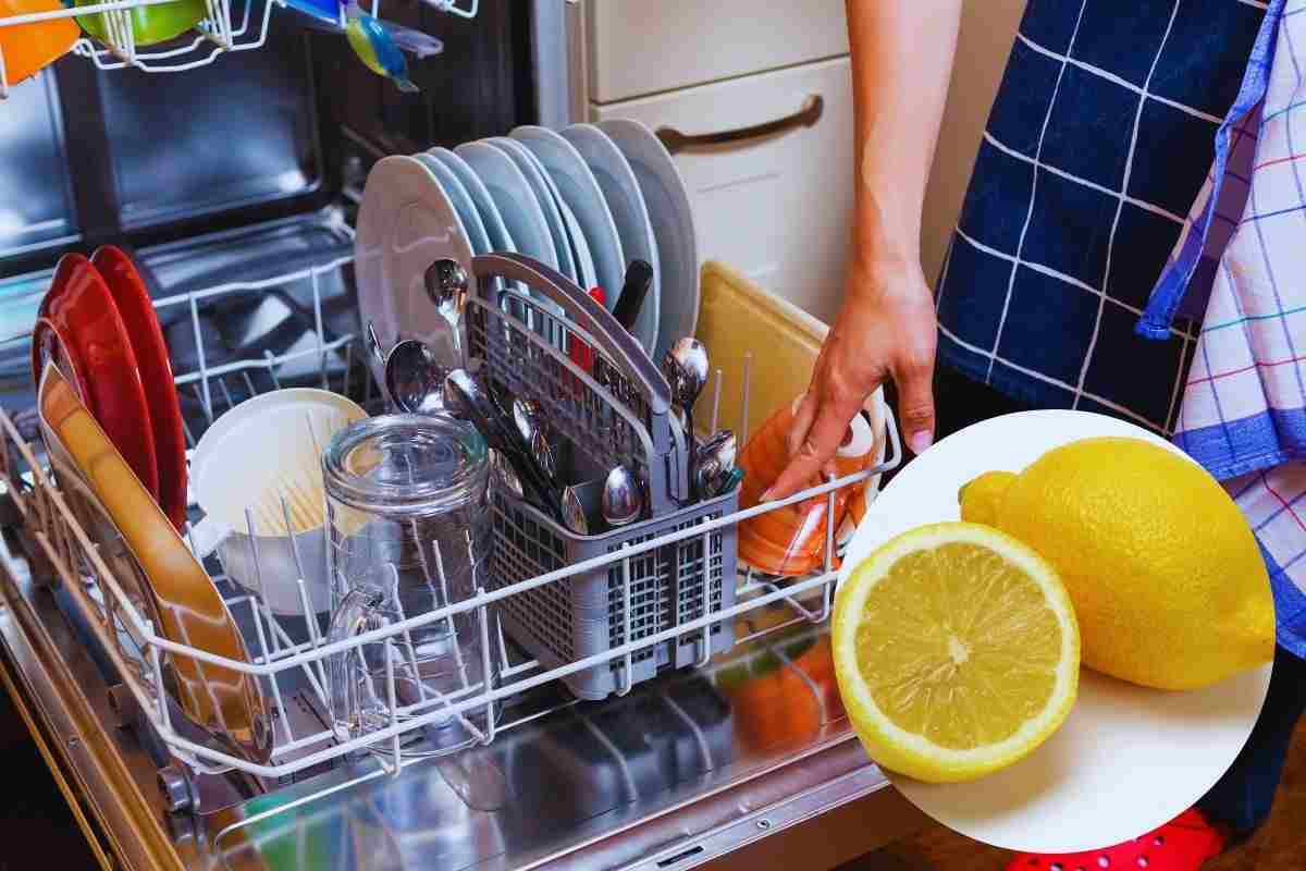 perchè mettere un limone in lavastoviglie